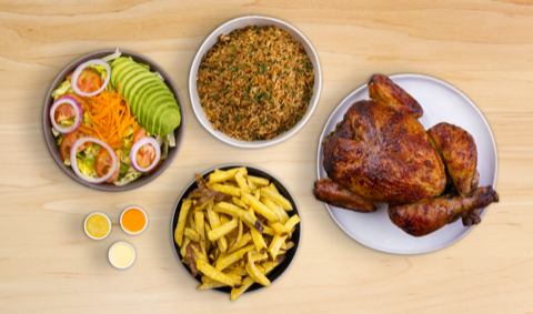 1 Pollo a la Brasa Completo Mostrito